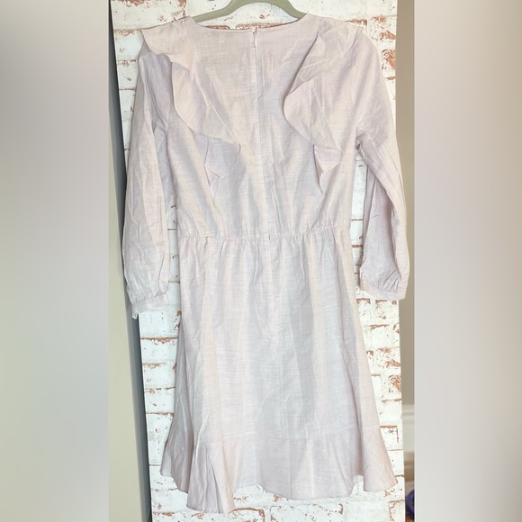 Madewell Soft Cotton Lavender Ruffle Dress Size 2 - Picture 7 of 7